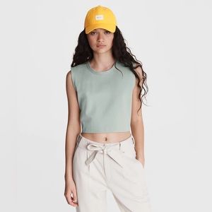 Rag & Bone Roxie Cropped Ponte Tank